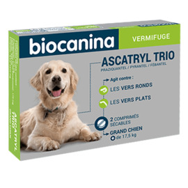 Ascatryl grand chien l xl - 2.0  - vermifuge - biocanina -215450