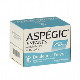 ASPEGIC Enfants 250mg - 20 sachets - 511.0 MG - SANOFI -192430