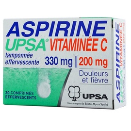 ASPIRINE Vitamine C Tamponnée Effervescente - Upsa -193114