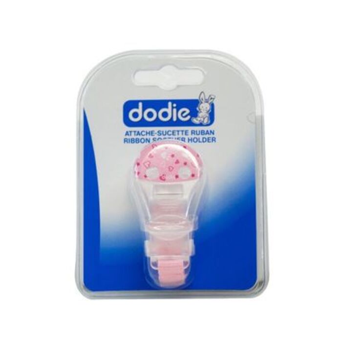 Photo de Attache-sucette ruban motif coeur Dodie Attache-sucette ruban motif coeur Dodie-220464