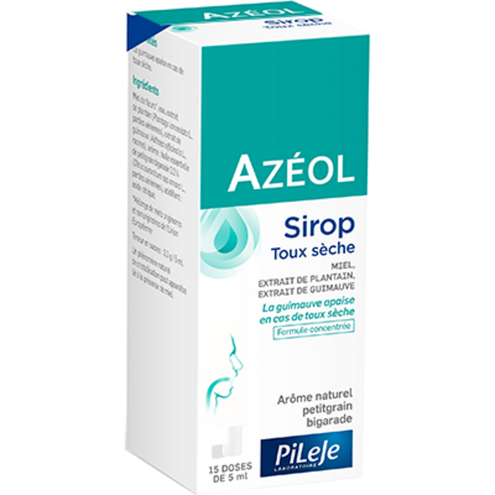 Photo de Azéol sirop toux sèche 15 doses Pileje Azéol sirop toux sèche 15 doses Pileje-229145