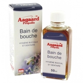 Bain de bouche - 50.0 ml - hygiène buccale - aagaard propolis Désinfecte et assainit la bouche-1075