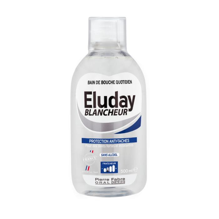 Photo de Bain de bouche quotidien blancheur 500ml Eluday Bain de bouche quotidien blancheur 500ml Eluday-229678