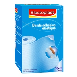 Bande adhésive elastique - 10cm - bandes adhesives elastiques - elastoplast -112511