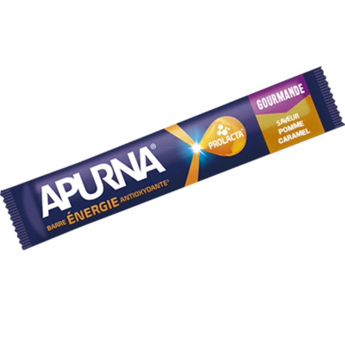 Photo de Barre céréales energie antioxydante saveur pomme-caramel 40g Apurna Barre céréales energie antioxydante saveur pomme-caramel 40g Apurna-207347