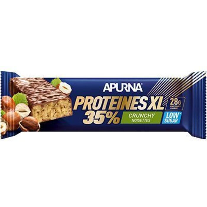 Photo de Barre hyperprotéinée xl crunchy noisettes 80g Apurna Barre hyperprotéinée xl crunchy noisettes 80g Apurna-225305