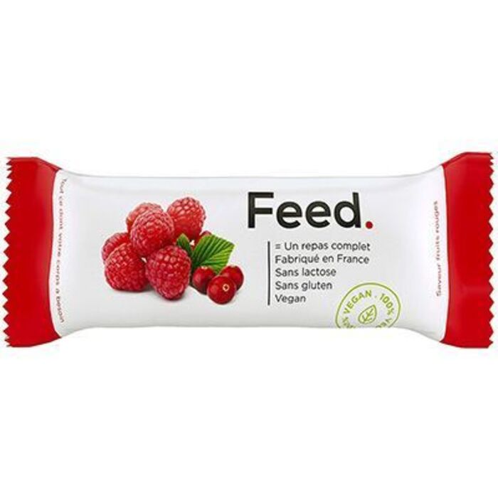 Photo de Barre repas complet fruits rouges 406kcal 100g Feed Barre repas complet fruits rouges 406kcal 100g Feed-222077