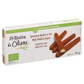 Bâtonnets chocolat au lait BIO - 130 g - divers - Les Recettes de Celiane -136734