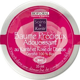 Baume Adoucissant Karité, Argan & Rose de Damas, COSMEBIO* - pot - 35.0 ml - divers - Biofloral Douceur et protection-134007