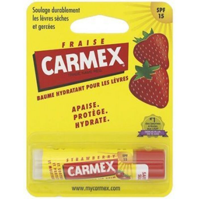 Photo de Baume hydratant lèvres fraise Carmex Baume hydratant lèvres fraise Carmex-223792