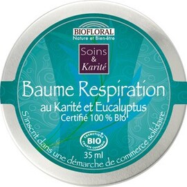 Baume Respiration Karité & Eucalyptus, COSMEBIO* - pot - 35.0 ml - divers - Biofloral Douceur et protection-134008