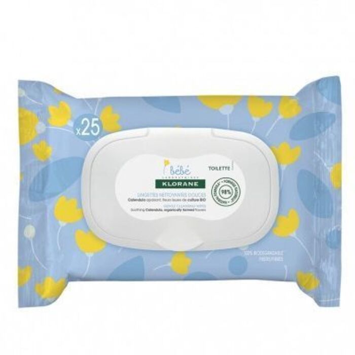 Photo de Bebe lingettes nettoyantes douces x25 Klorane Bebe lingettes nettoyantes douces x25 Klorane-223352