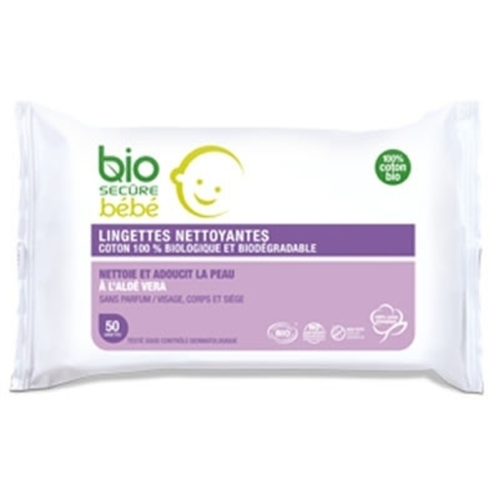 Photo de Bébé lingettes nettoyantes x50 Bio secure Bébé lingettes nettoyantes x50 Bio secure-196191