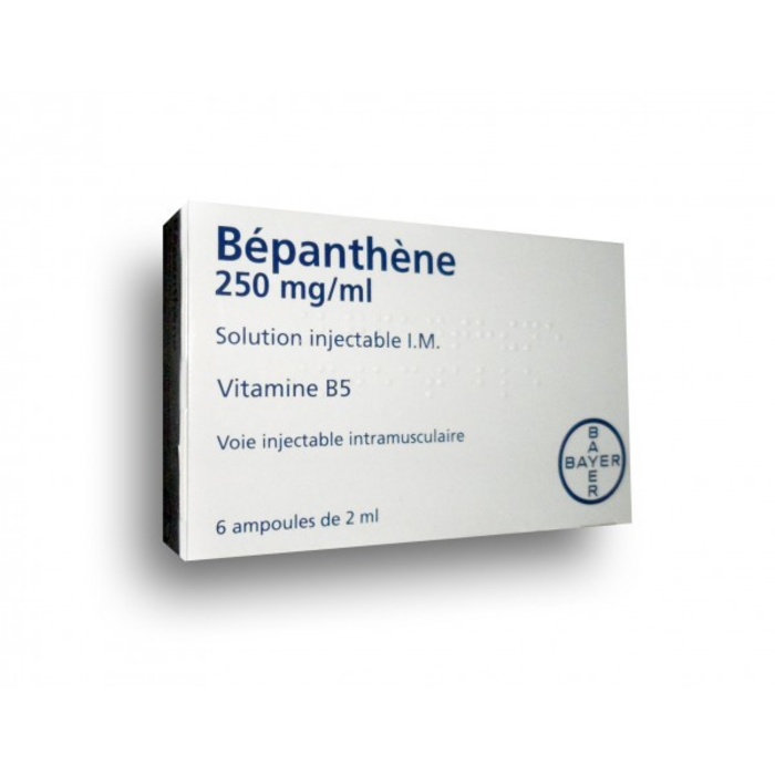 Photo de Bepanthene 250mg/ml - 6 ampoules à injecter Bayer Bepanthene 250mg/ml - 6 ampoules à injecter Bayer-192684