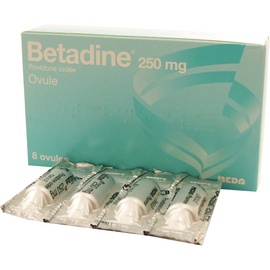 BETADINE 250mg - 8 ovules - MEDA Pharma -194304