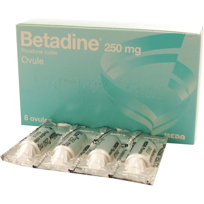 Photo de Betadine 250mg - 8 ovules Meda pharma Betadine 250mg - 8 ovules Meda pharma-194304