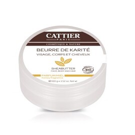 Beurre de Karité - Parfum miel - 100.0 g - Beurre de Karité - Cattier Pour nourrir et protéger visage, corps et cheveux-103888