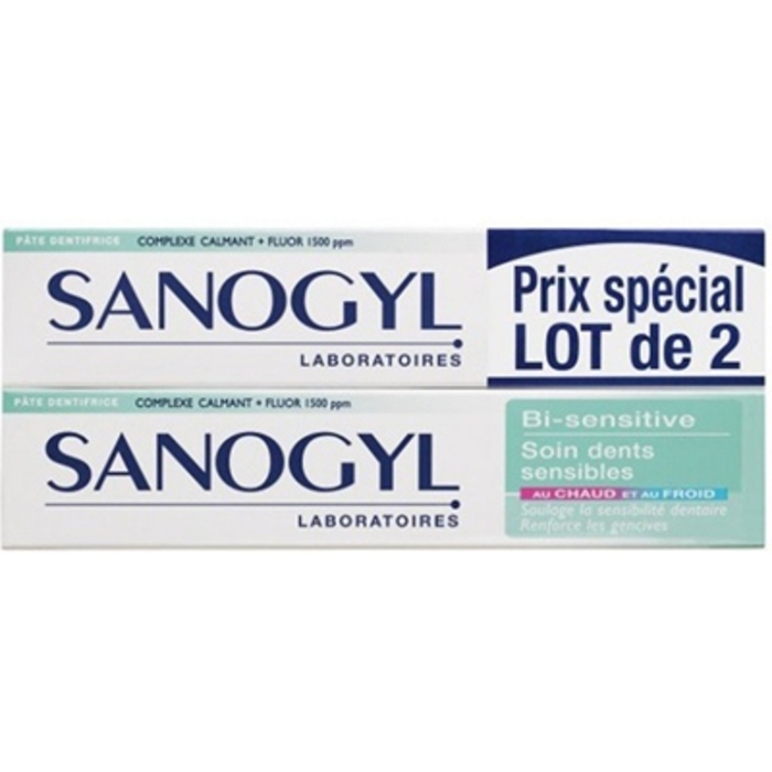Bi-sensitive dentifrice - lot de 2 Sanogyl-109865