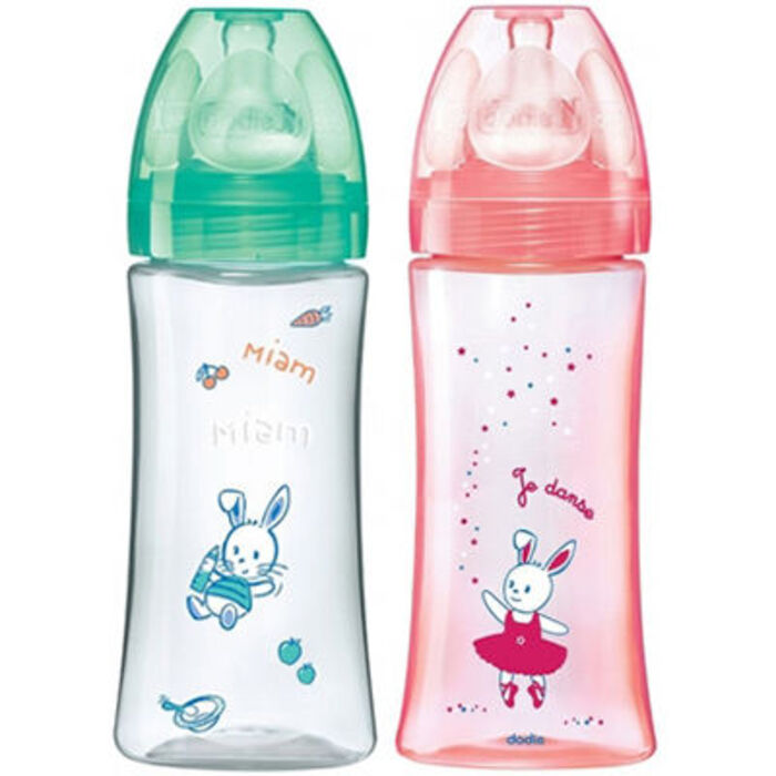 Photo de Biberon initiation+ +6 mois débit 3 lapin 330ml Dodie Biberon initiation+ +6 mois débit 3 lapin 330ml Dodie-228601