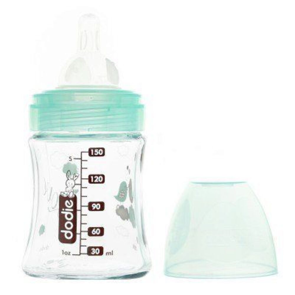 Photo de Biberon verre initiation+ vert 150ml Dodie Biberon verre initiation+ vert 150ml Dodie-221659
