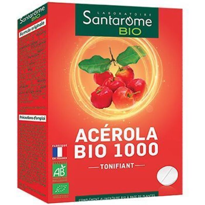Bio acérola bio 1000 20 comprimés Santarome-222590
