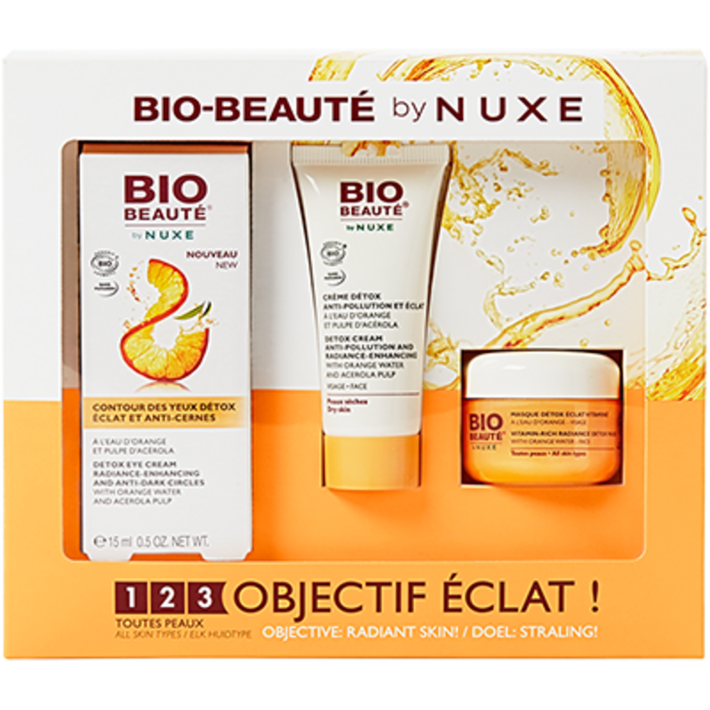 Photo de Bio beaute by nuxe coffret 123 objectif eclat Bio beaute by nuxe Bio beaute by nuxe coffret 123 objectif eclat Bio beaute by nuxe-223457