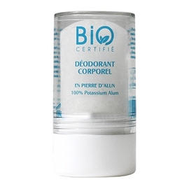 Bio certifie déodorant corporel pierre d'alun 115g - bio cerifié -200428