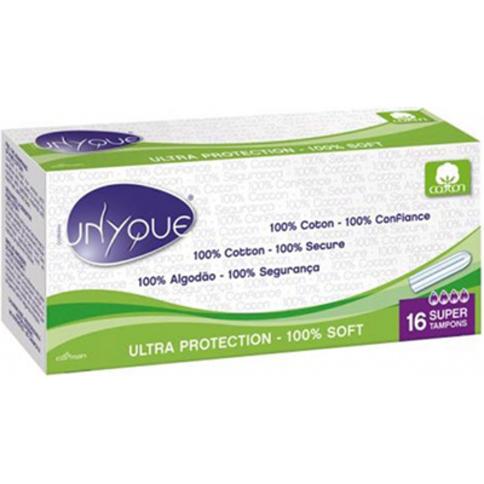 Photo de Bio tampons digitaux 100% coton bio super x16 Unyque Bio tampons digitaux 100% coton bio super x16 Unyque-221867
