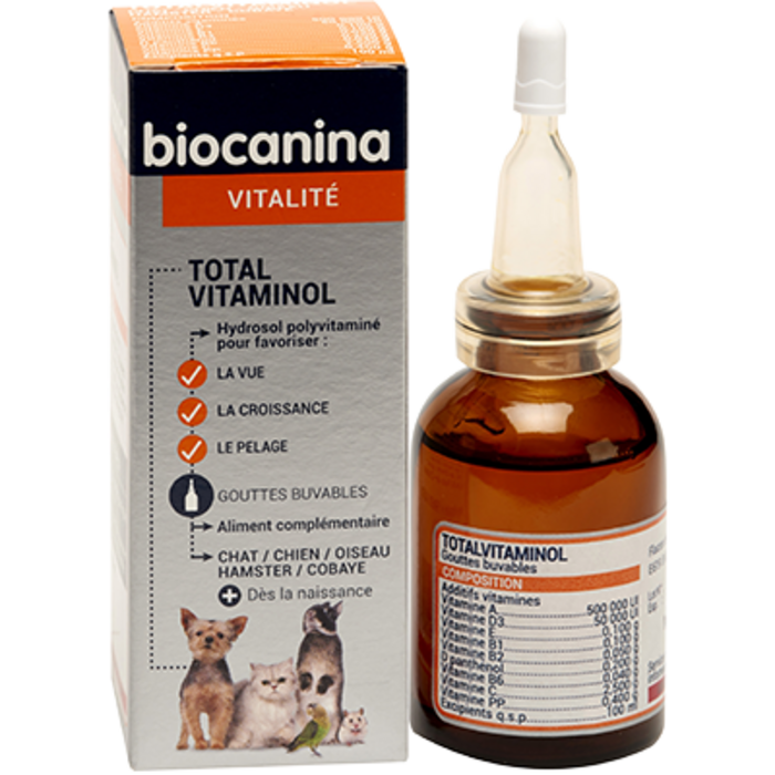 Photo de Biocatonic total vitaminol - 30ml Biocanina Biocatonic total vitaminol - 30ml Biocanina-211053