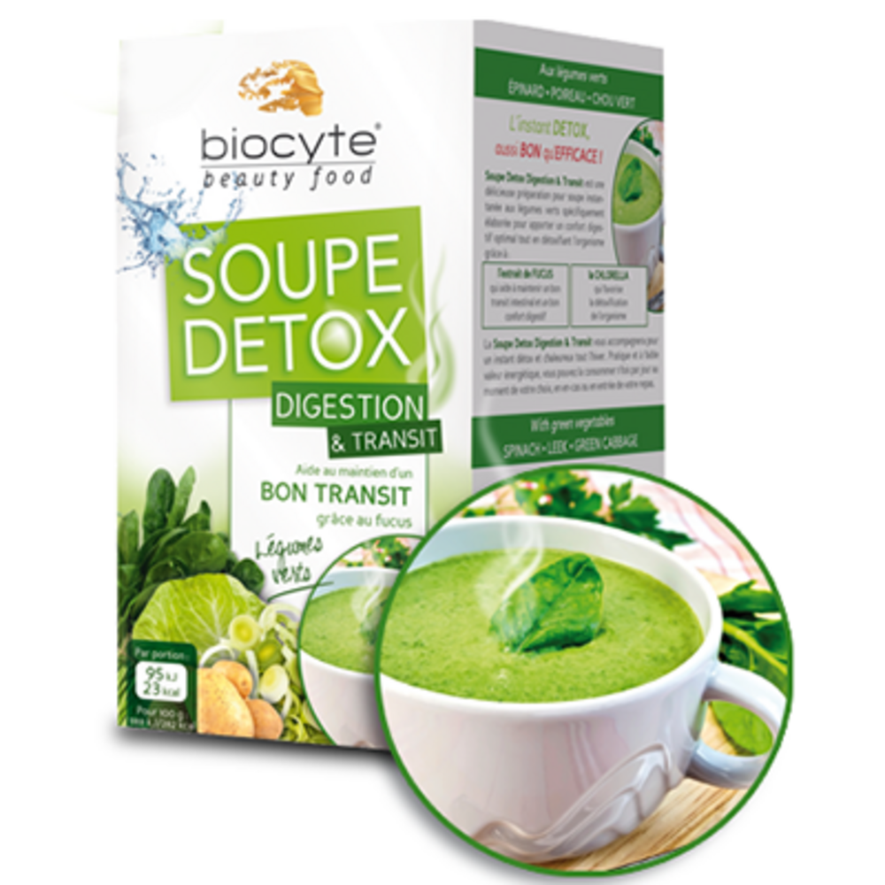 Prix de Biocyte soupe détox digestion 14 sachets x 8g Prix de Biocyte soupe détox digestion 14 sachets x 8g