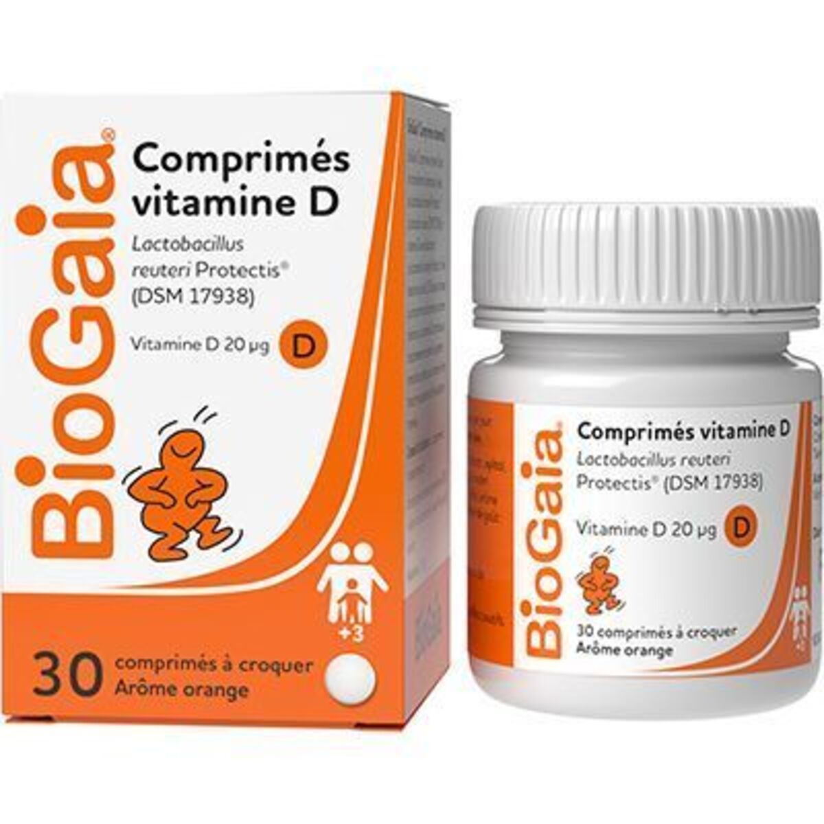Biogaia probiotique vitamine d goût orange 30 comprimés à ... Biogaia probiotique vitamine d goût orange 30 comprimés à ...