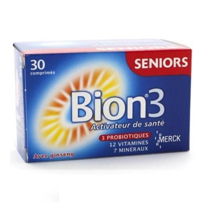 Bion 3 senior vitalité Merck est un complément alimentaire qui