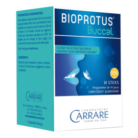 Bioprotus buccal 14 sticks - carrare -221029