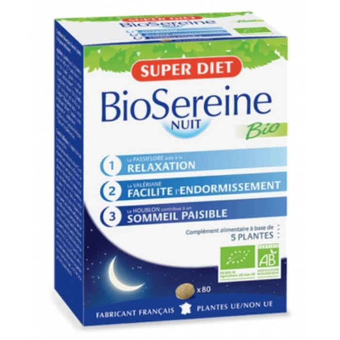 Photo de Biosereine nuit bio - 80 comprimés Super diet Biosereine nuit bio - 80 comprimés Super diet-4522