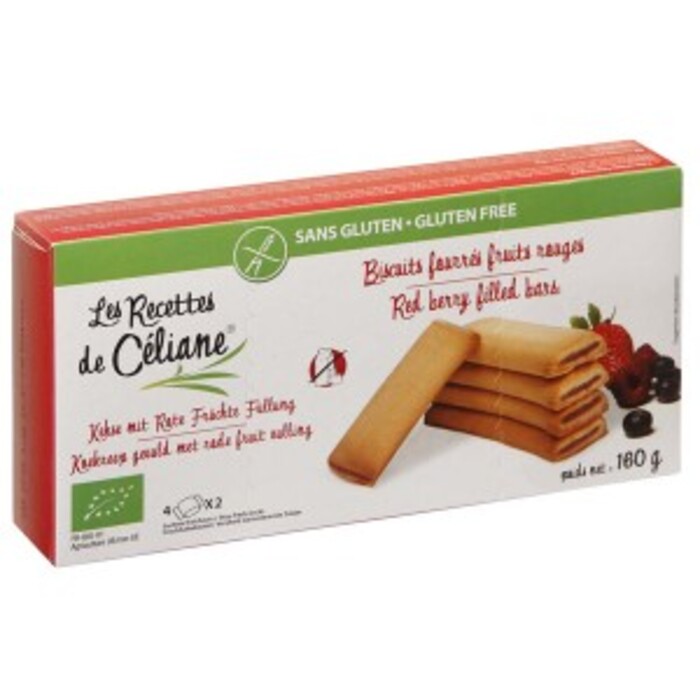 Photo de Biscuits fourrés fruits rouges bio - 160 g Les recettes de celiane Biscuits fourrés fruits rouges bio - 160 g Les recettes de celiane-136733