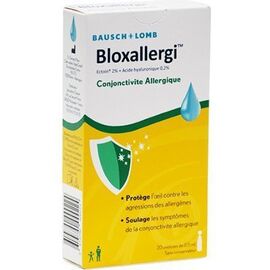 Bloxallergi  20 unidoses de 0,5ml - ophtamologie - bausch & lomb -226349