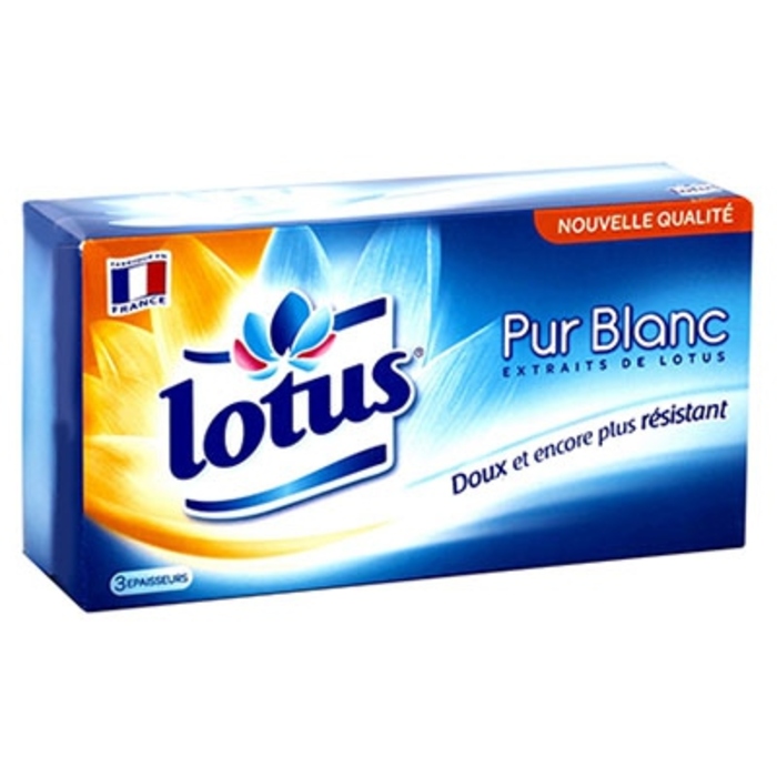 Photo de Boîte mouchoirs blancs Lotus Boîte mouchoirs blancs Lotus-154659