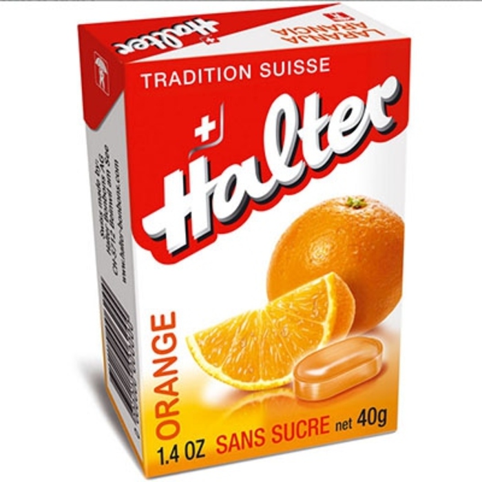 Photo de Bonbons orange sans sucre - 40g Halter Bonbons orange sans sucre - 40g Halter-197220