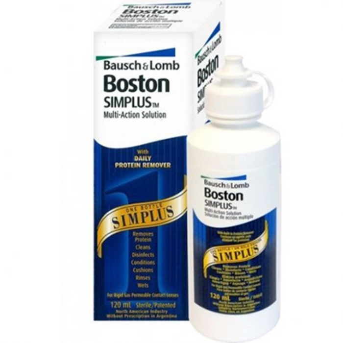 Boston simplus flacon de 120ml Bausch & lomb-149838