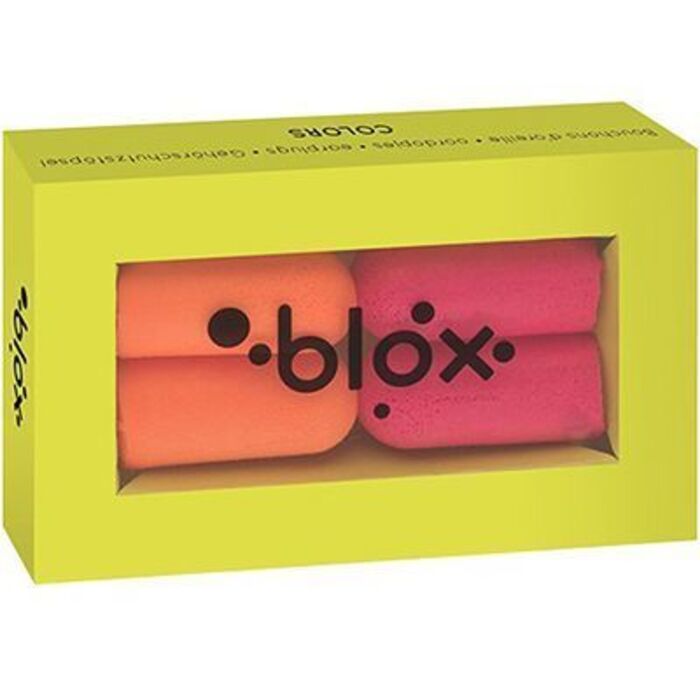 Photo de Bouchons d'oreille couleurs - 2 paires Blox Bouchons d'oreille couleurs - 2 paires Blox-225751