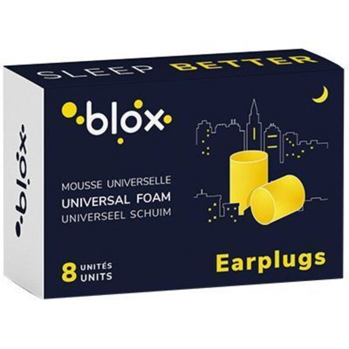 Bouchons d'oreille mousse universelle - 4 paires Blox-225748