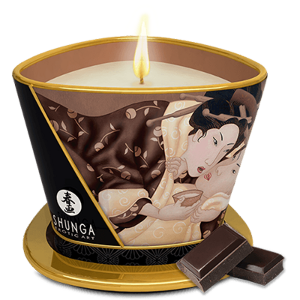 Photo de Bougie de massage excitation chocolat enivrant Shunga Bougie de massage excitation chocolat enivrant Shunga-223833