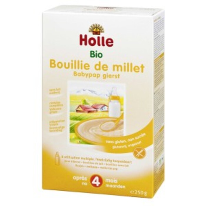 Bouillie de millet - après 4 mois - 250 g Holle-136401