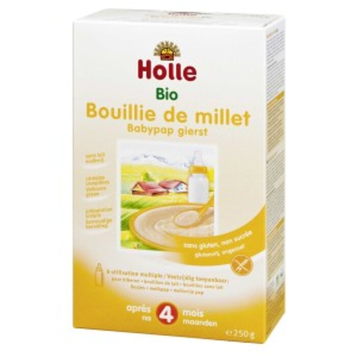 Photo de Bouillie de millet - après 4 mois - 250 g Holle Bouillie de millet - après 4 mois - 250 g Holle-136401