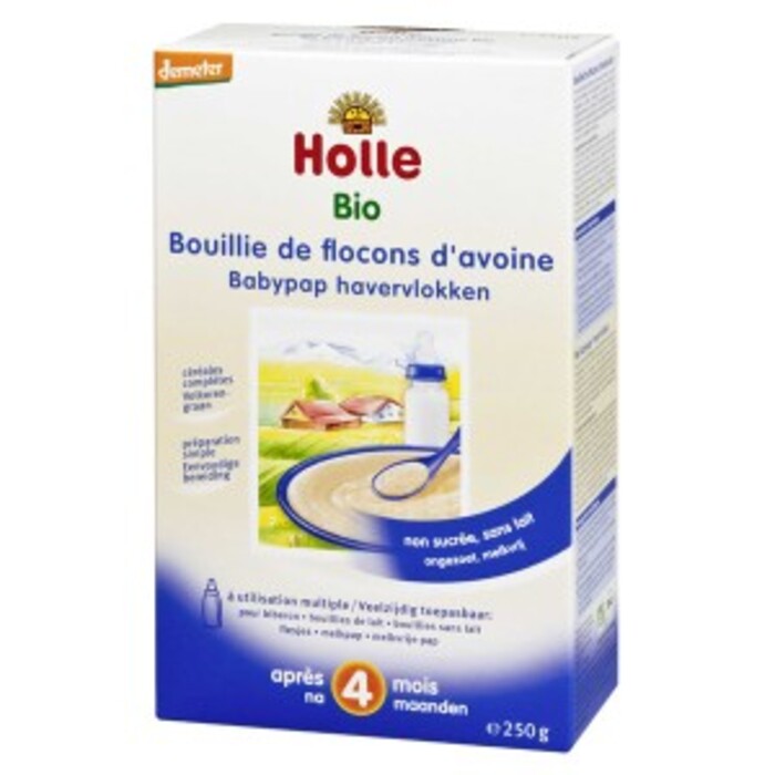 Bouillie flocons d'avoine, à partir de 4 mois - 250 g Holle-136398