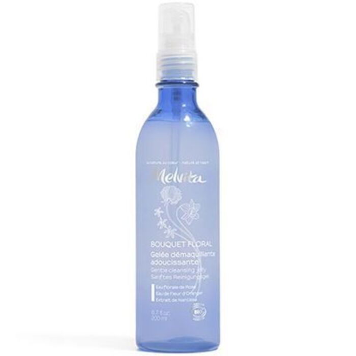 Photo de Bouquet floral gelée démaquillante adoucissante bio 200ml Melvita Bouquet floral gelée démaquillante adoucissante bio 200ml Melvita-213344