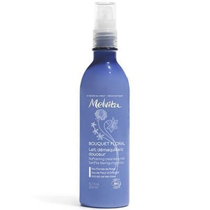 Photo de Bouquet floral lait démaquillant douceur bio 200ml Melvita Bouquet floral lait démaquillant douceur bio 200ml Melvita-213343