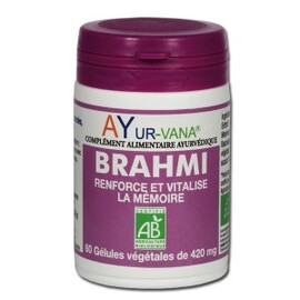 Brahmi bio (bacopa monnieri) - flacon de 60 gélules... - divers - ayur-vana -188769