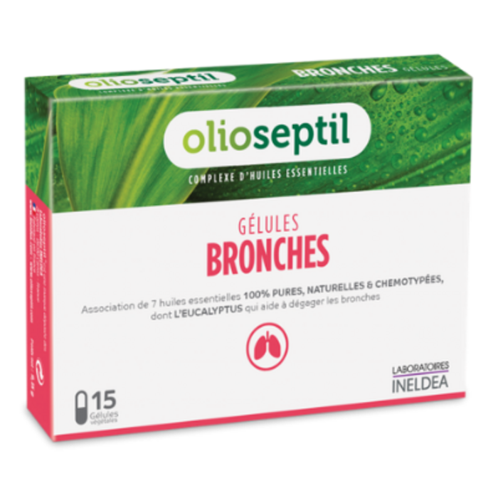 Photo de Bronches 15 gélules végétales Olioseptil Bronches 15 gélules végétales Olioseptil-137202