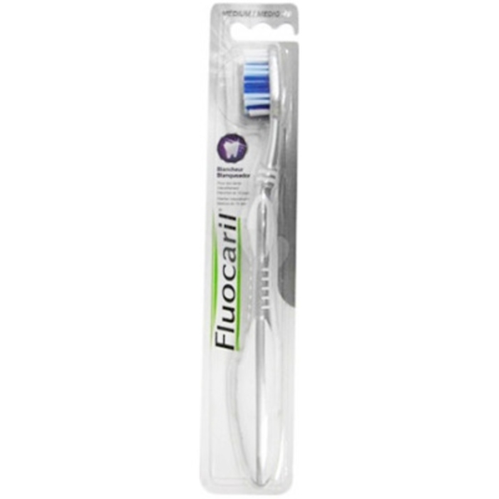 Photo de Brosse à dents blancheur medium Fluocaril Brosse à dents blancheur medium Fluocaril-190118